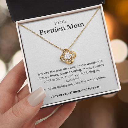 To The Prettiest Mom - Twisted Love Pendant - Cherished Forever