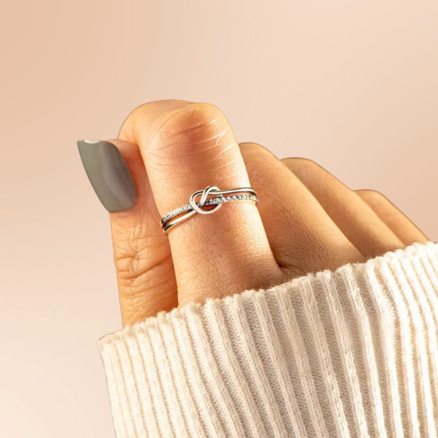 Bonded by Love Knot Ring