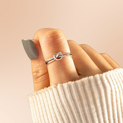 Bonded by Love Knot Ring