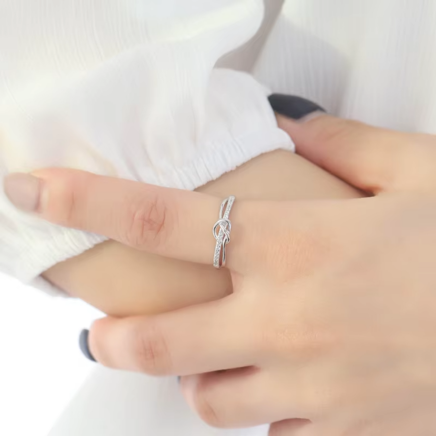 Bonded by Love Knot Ring