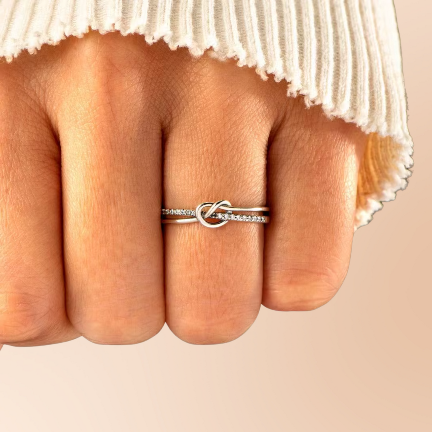 Bonded by Love Knot Ring