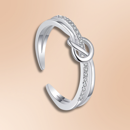 Bonded by Love Knot Ring