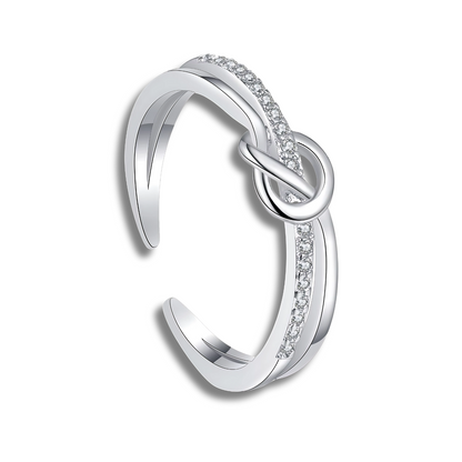 Bonded by Love Knot Ring