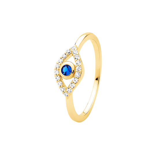 Shield of the Evil Eye Ring