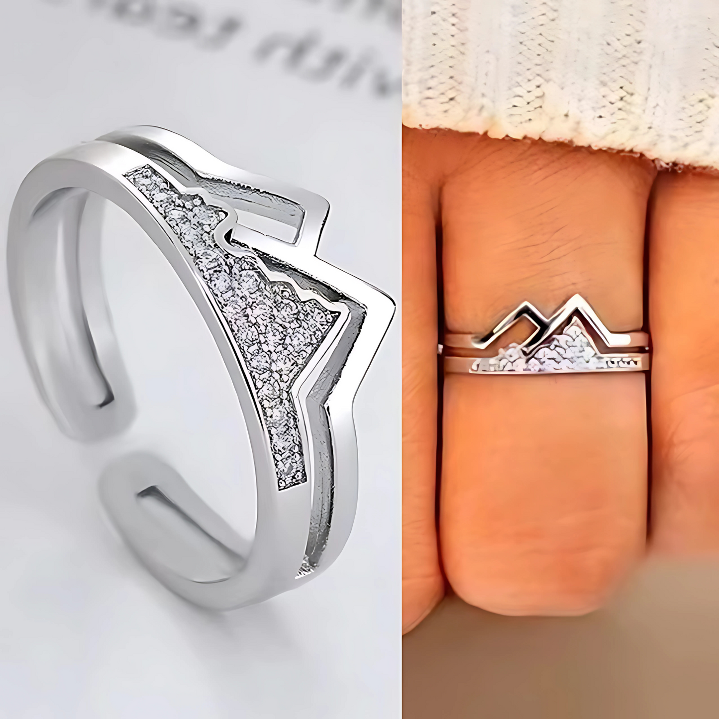 Mother-Daughter Mountain Rings