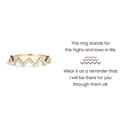 Ripple Wavy Ring