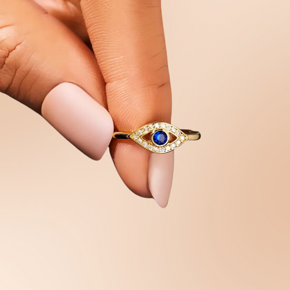 Shield of the Evil Eye Ring