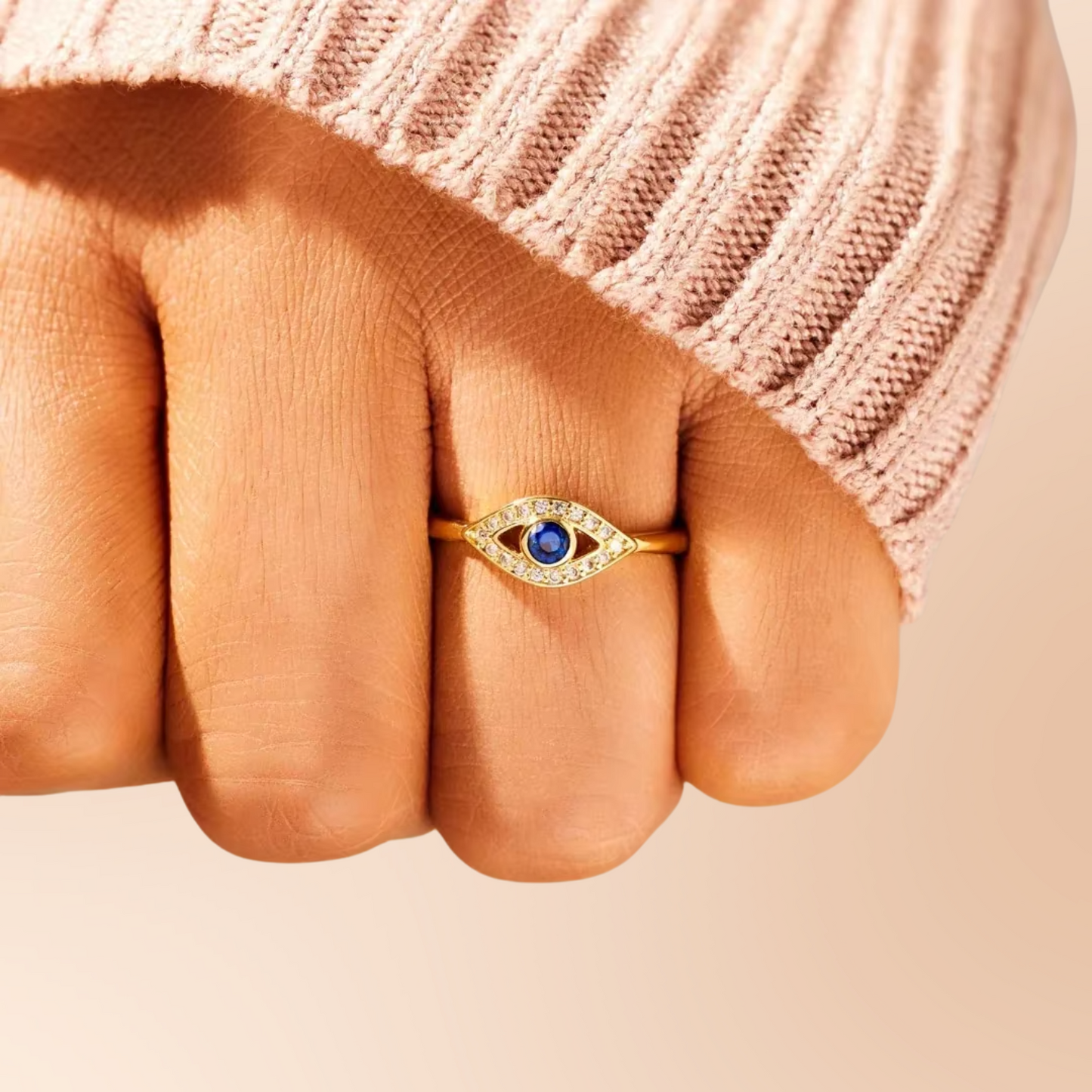 Shield of the Evil Eye Ring