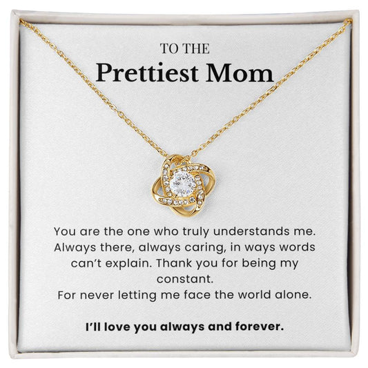 To The Prettiest Mom - Twisted Love Pendant - Cherished Forever