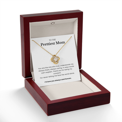 To The Prettiest Mom - Twisted Love Pendant - Cherished Forever