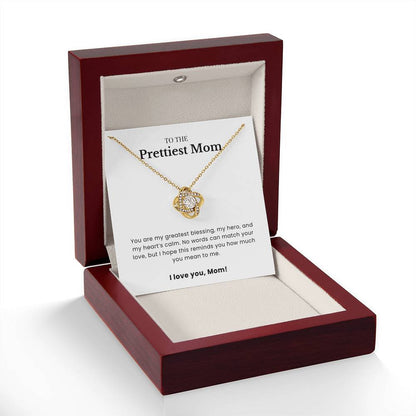 To The Prettiest Mom - Twisted Love Pendant - My Forever